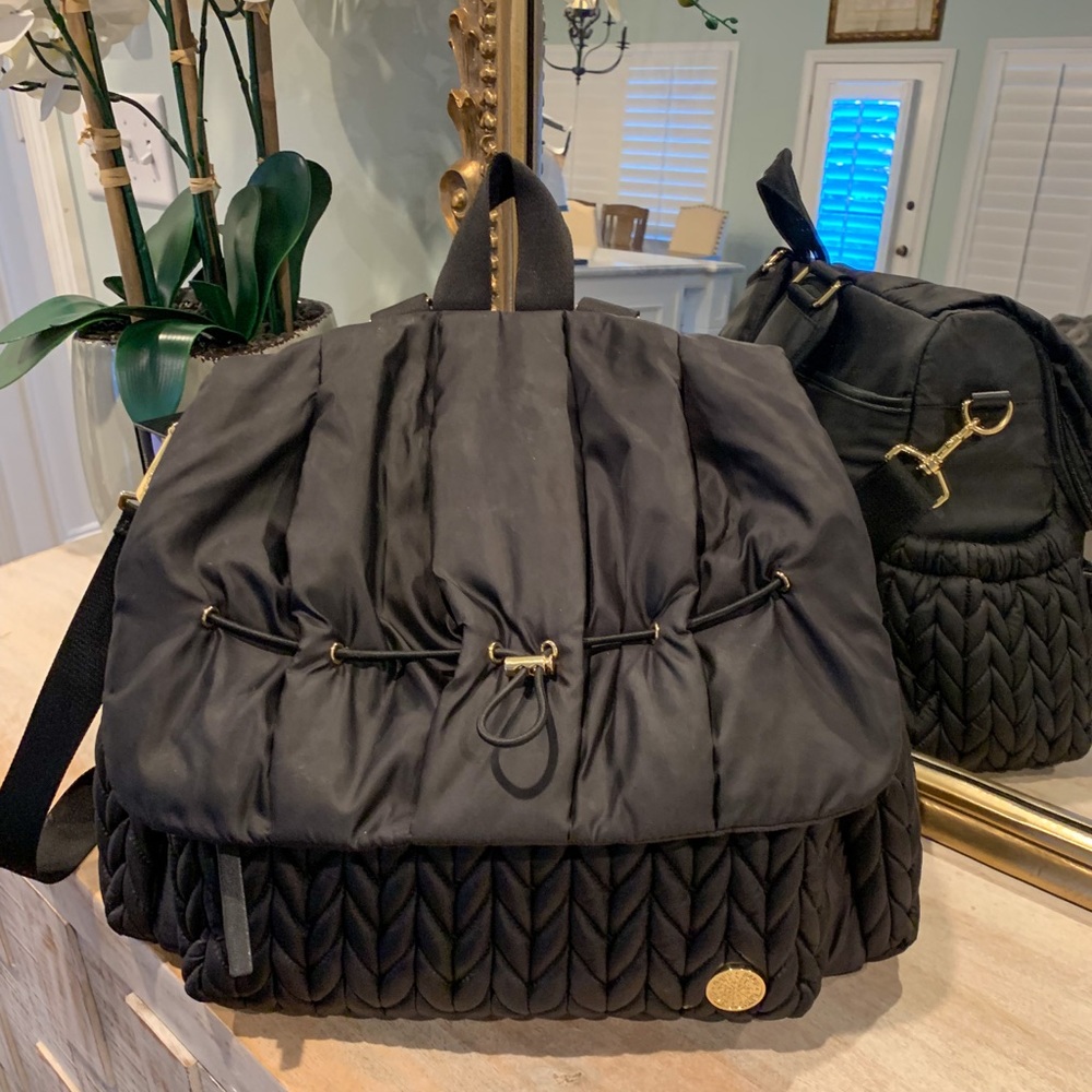 HAPP Brand Diaper Bag Backpack Levi Black